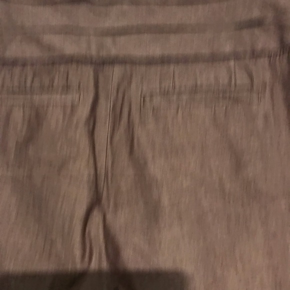 Anthropologie Elevenses Academia Wide Leg Brown Pants with side buttons size 2 - Picture 6 of 9